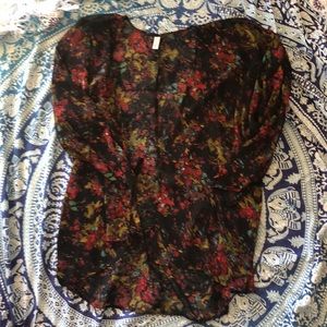 Floral kimono/shawl